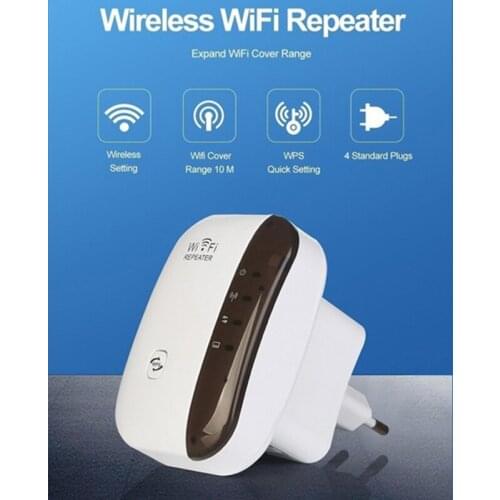 Wireless-N Wifi Repeater 802.11N/B/G Network Routers 300Mbps Range Expander Signal Amplifier Booster WIFI Random Color
