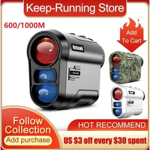 Outdoor 600/1000m Rangefinder Golf Hunting Single Tube Digital Perambulator USB Charging Waterproof Range Finder Hunting Tools