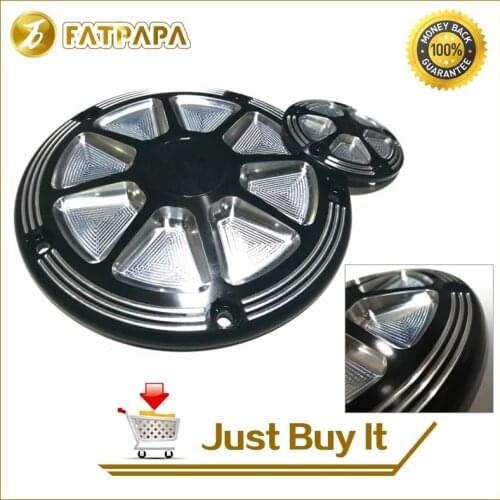 CNC Derby Timing Timer Covers Tank Cap Fit For Harley Road King Softail Dyna FLHRS FLTFB 1999-2016 (except 16 FLT)