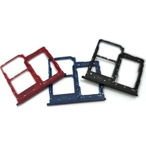 10PCS Sim Tray Holder For Samsung Galaxy A01 Core A013F A013G A013M SIM Card Tray Slot Holder Adapter Socket Repair Parts