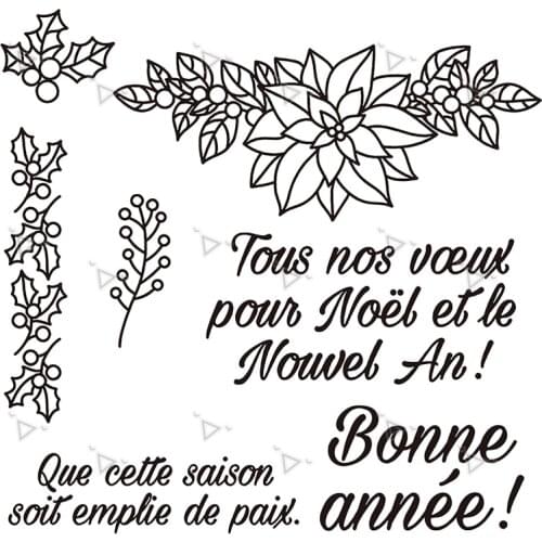 French Transparent Clear Rubber Stamp Sheet Cling Scrapbooking Photo Album PaperCard DIY Craft Album Diary