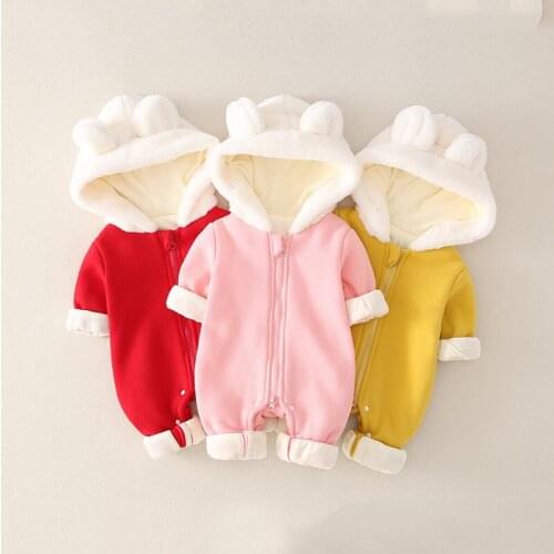Ircomll New Born Baby Girl Clothes Comfortable Soft Hooded Overall Baby Girl Pajamas Rompers Playsuits Baby Costume Pajamas