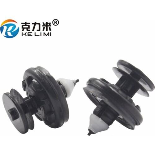KE LI MI Car door card trim panel retainer clips for Volkswagen Interior nylon fastener for VW POLO