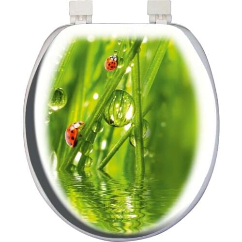 Softy Classic Pattern Soft Toilet Seat Cover Ladybug