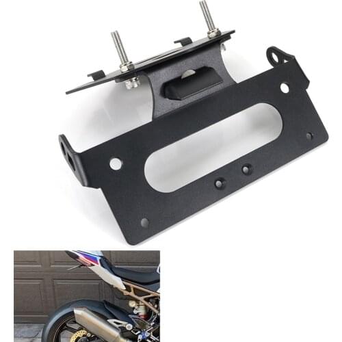 Fit For BMW S1000RR 2019 2020 2021 Motorcycle Rear Tail Tidy Fender Eliminator Kits Registration Plate Holder Bracket Black