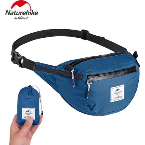 Naturehike Lightweight Water-resistant Waist Pack Hiking Running Mini Waist Bag Travel Outdoor Sports Bag NH18B300-B