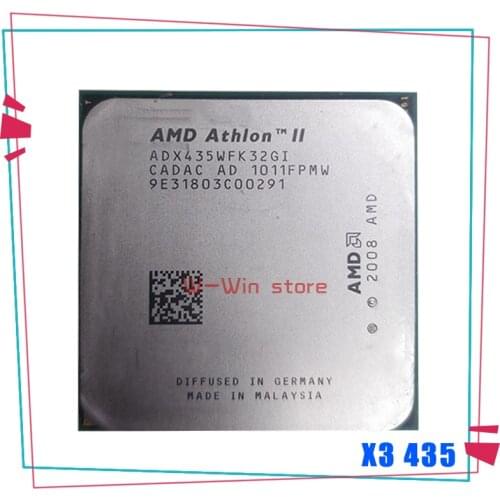 AMD Athlon II X3 435 2.9 GHz Triple-Core CPU Processor ADX435WFK32GI ADX435WFK32GM Socket AM3