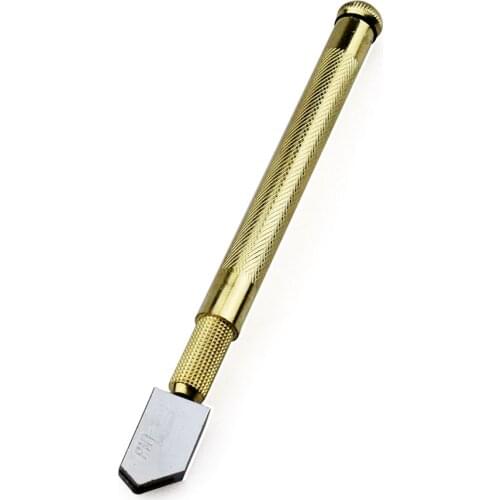 Professional Oil Filled Tungsten Carbide Bottle Glass Cutter Cutting Wheel Metal Handle Head Toyo Diamond Hand Tools