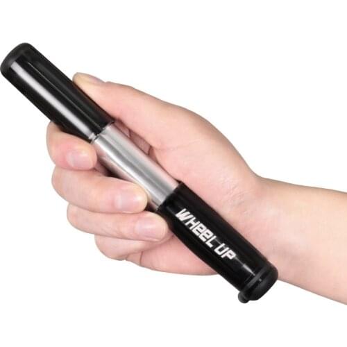 S05 Wheel MTB Double Spout Bicycle Alloy Portable Bike Pump With Hand Pressure Gauge Mini Bike Tire Inflator Pump