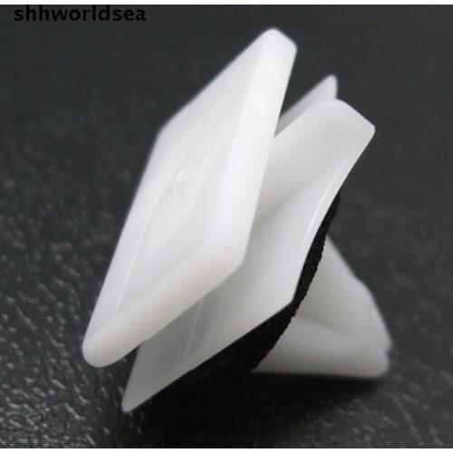 Shhworldsea auto clio rocker panel moulding clip for GM 11518357 from 2002-on