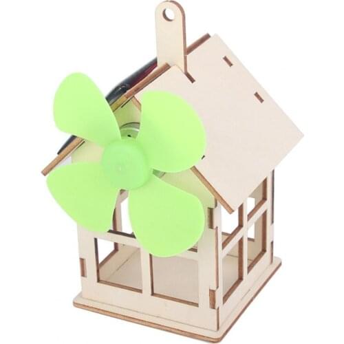 Solar Power Toy Kid-safe Teamwork Ability Wood Educational Projects Solar Kit Physics Science Experiment Toy for Family