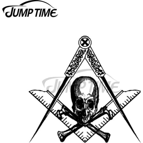 Jump Time 13 x 10.4cm For Widows Son Car Sticker Motorcycle Surfboard Refrigerator Decoration Scratch Proof Waterproof Decal