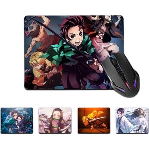 YNDFCNB Top Quality Kimetsu no Yaiba Gamer Speed Mice Retail Small Rubber Mousepad Top Selling Wholesale Gaming Pad mouse