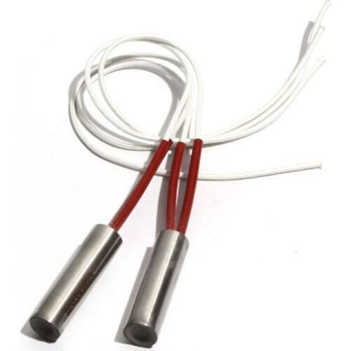 5PCS 16mm Diameter 50~60mm 110/220/380V Cartridge Heater 304SUS Cylindrical Tube 250/260/270/290/300W Electric Heating Element
