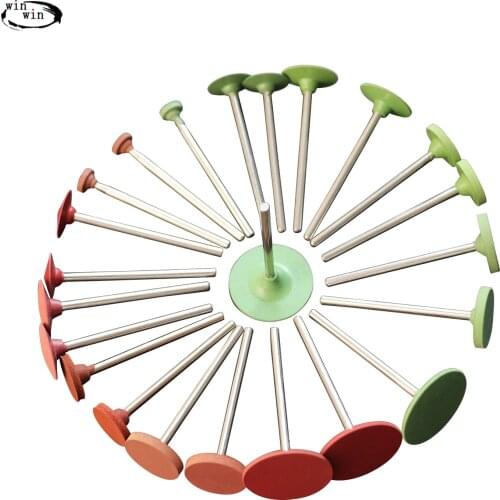 5pcs Rubber wheel Polishing grinding head Grinding rubber wheel Precious Metal Surface Grinding and Mirror Surface Grinding