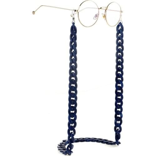 Twist Link Acrylic Sunglasses Chain Eyeglass Holder Men Women Hanging Neck Chain Eyeglasses chain