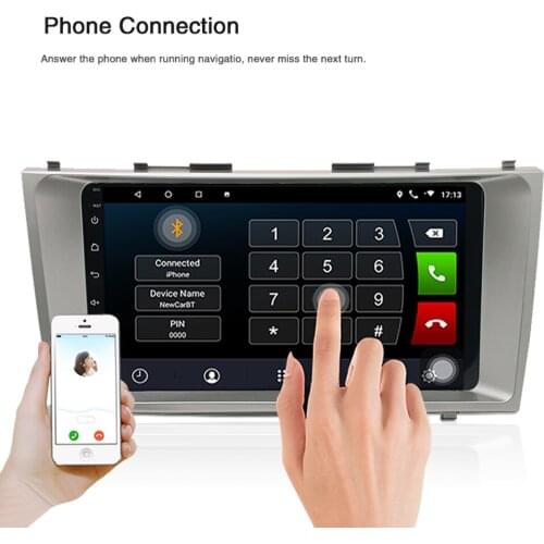 Recording Mirror Dual Spindle Vehicle Navigation 9" For Toyota Camry 2007 - 2011 Android 10.1 Car Stereo Radio Video Player GPS