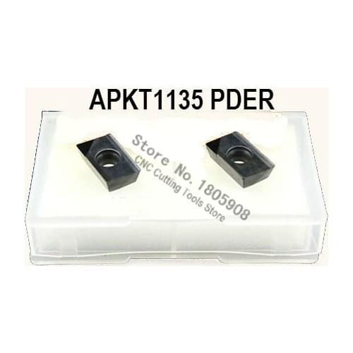 Free shipping 2PCS APKT1135PDER PCD Inserts , CNC PCD Bits Suitable For Lathe Tools For Turning Tools