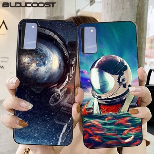 Space astronaut Phone Case for Samsung S6 S7 edge S8 S9 S20 S21 S30plus ultra S21/S30 S10-5G lite 2020 S10E