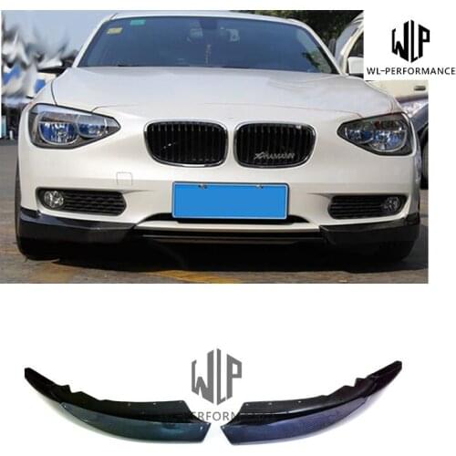 F20 High Quality Carbon Fiber Front Bumper Side Splitters Car Styling Fit For BMW 1 Series F20 Car Body Kit 12-16