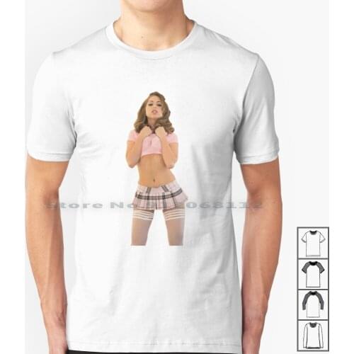 Riley Reid Little Schoolgirl T Shirt 100% Cotton Riley Reid Schoolgirl Sexy Little Girls Makeup Anal Gangbang Blowbang Bukkake