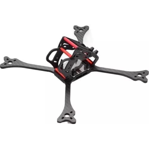 HSKRC 215mm Normal X FPV Racing Frame Kit 4mm Arm Carbon Fiber Fall resistant For RC Drone
