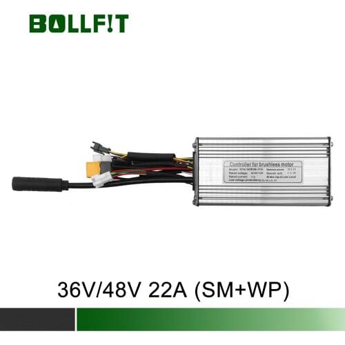BOLLFIT ebike Controller36/48V 22A 9 Mosfets Electric Bicycle KT kunteng 500W MotorMotor Waterproof Plug