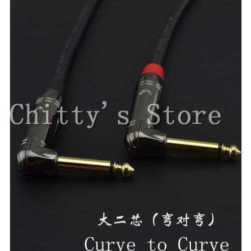 Anti-interference fever mono 6.5mm to 6.5mm Power amplifier microphone guitar Connect audio line