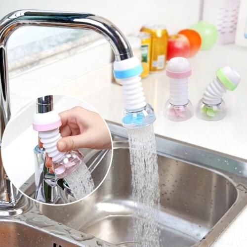 360 Degree Adjustable Water Tap Extension Filter Shower Water Adjustable Tap Bathroom Faucet Extenders Home Kitchen Accessories