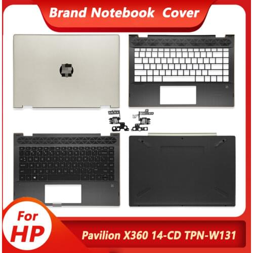 NEW Top Back Case For HP Pavilion X360 14-CD 14M-CD LCD Back Cover/Palmrest keyboard/Bottom Case With Touch Gold L22287-001