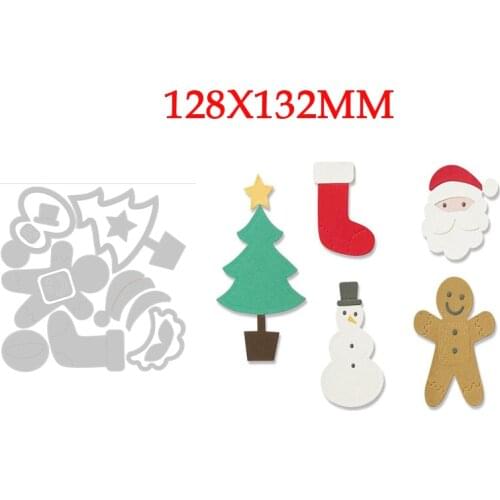 Santa Claus New Arrival Metal Cutting Dies For DIY Craft Making Decoration Greeting Stencil Paper Card Scrapbooking Christmas