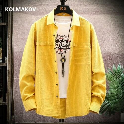 2021 autumn new arrival Mens fashion casual long Sleeve striped Shirts,Spring men Shirt Slim Fit Shirt Male full size M-4XL