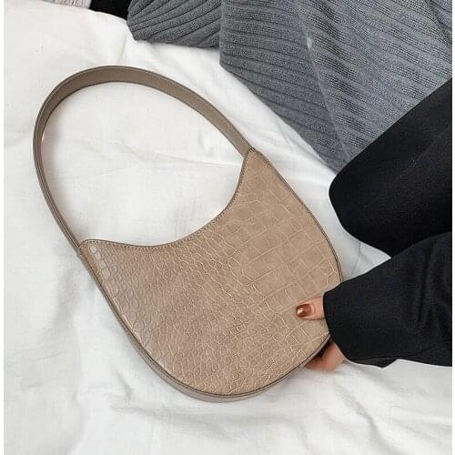 New Small PU Leather Shoulder Bags for Women 2021 Black Fashion Trending Handbags and Purse Female Travel Classic Hand Bag