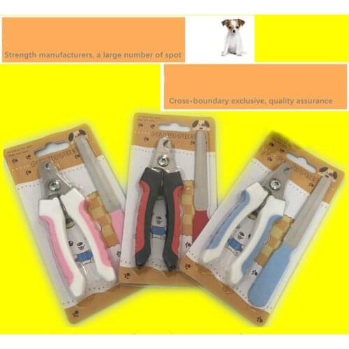 New pet nail clipper kit for grooming, cat and dog with a file