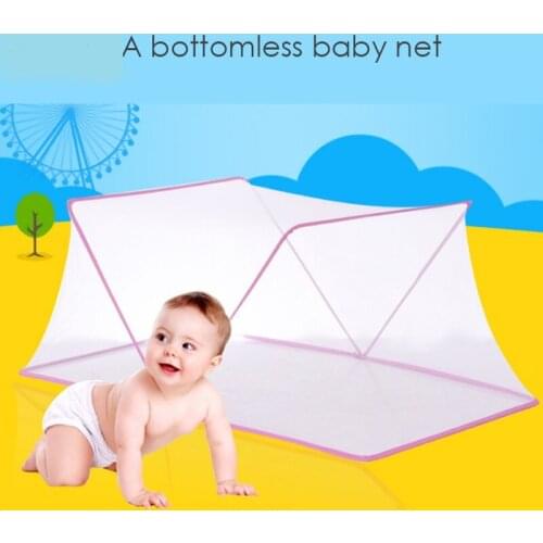 Portable Baby Infants Mosquito Insect Netting Mesh Folding Multi-function Big Space Child Summer Bed Crib Mosquito Tent
