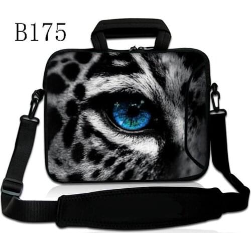 Leopard Eye Laptop Bag 13.3 15.6 14inch Notebook Bag Sleeve For Macbook Air Pro 13 15 Computer HP Shoulder Handbag Briefcase Bag