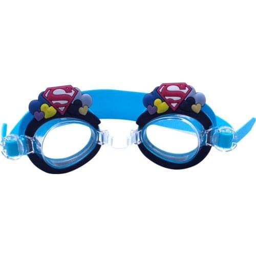Silicone Cartoon Childrens Swimming Goggles Waterproof Swimming Glasses Cartoon Pattern Swimming Goggles Custom Logo