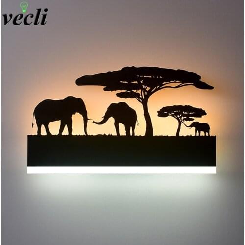 Modern Creative 12w led wall light for living room Bedside Bedroom aisle staircase Wall Lamp Black Decoration wall Sconce bar