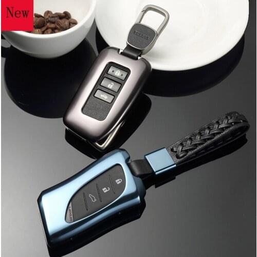 High-Quality Aluminium Alloy Car Smart Key Case Cover for lexus ES200 ES300 NX200 RX300 UX260h Car Accessories