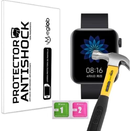 Protector de Pantalla Anti-Shock Anti-Golpe Anti-arañazos Compatible con Xiaomi Mi Watch Lite