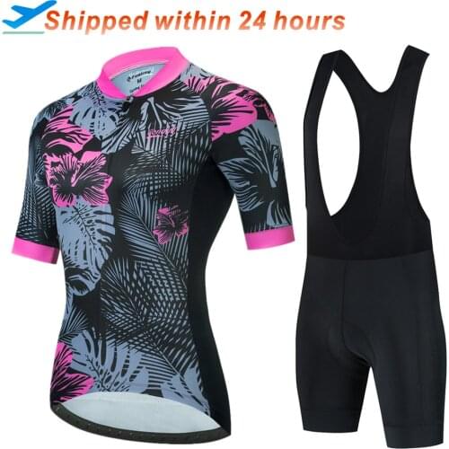 Vendull 2021 Woman Cycling Jersey Set Pro Bicycle Sportswear Bike Clothes Shorts Sleeve Cycling Clothing Maillot Ropa Ciclismo