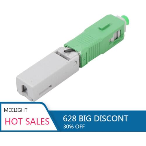 100pcs embedded optical fiber quick cold connector SC / UPC FTTH FTTB FTTX
