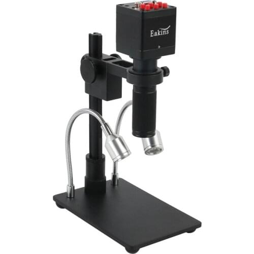 1080P HDMI VGA 1080P SONY IMX307 PCB SMD Soldering Industrial Digital Video Microscope Camera+MINI Stand +Zoom 200x C Mount Lens