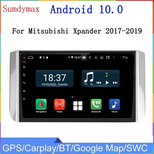 9"android 10 car dvd player for Mitsubishi Xpander 2017-2019 car multimedia gps glonass octa core 4G RAM 64G ROM head unit