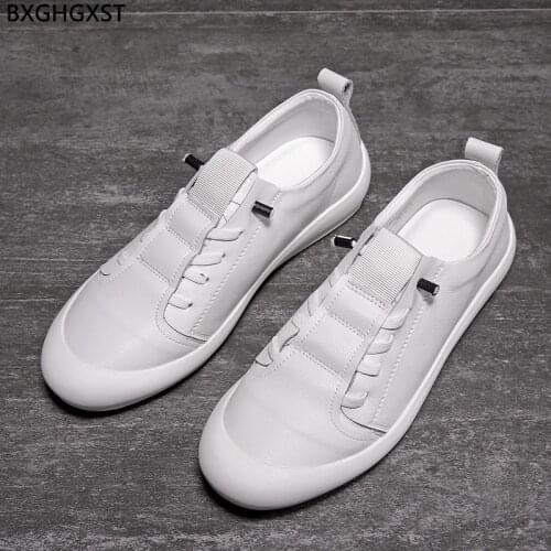 White Mens Shoes Casual Men Sneakers Leather Casual Shoes for Man 2021 Fashion Running Shoes Men Zapatillas De Hombre Chaussure