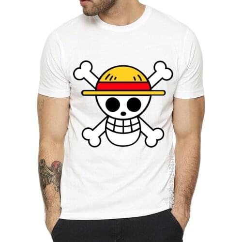 Anime Luffy One Piece Tees Zoro And Nami T Shirt For Men Unisex Comfortable Breathable Cotton Tshirt Graphic Manga T-Shirt