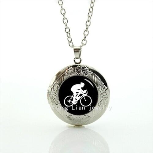 2017 Collares Collier The High Quality Oddly Shaped Picture Accessory Cycling Pendant Necklace Sport Bicycle Wedding Groom T353