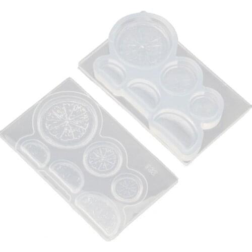 Lemon Slice Pendant UV Resin Silicone Molds Resin Casting Jewelry Making Tools