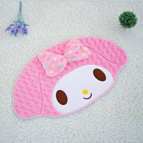Melody Pink Anime Rug Home Mat Cartoon Carpets Bedroom Floor Mats Bath Rugs Doormat Household Fur Rugs for Living Room Pink