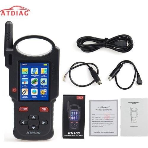 Original Lonsdor KH100 Remote Maker Key Programmer Generate Chip/Simulate Chip/Identify Copy/Remote Frequency with Free shipping
